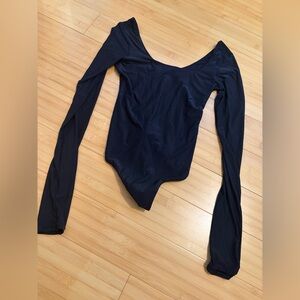 Aerie Smoothez Thong Long Sleeve Bodysuit Small NWT